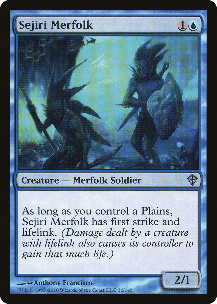 Sejiri Merfolk (WWK-036)  Foil