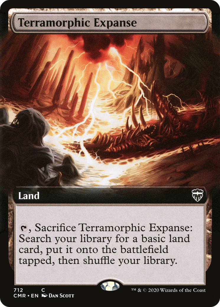 Terramorphic Expanse (Extended Art) (CMR-712)  Foil