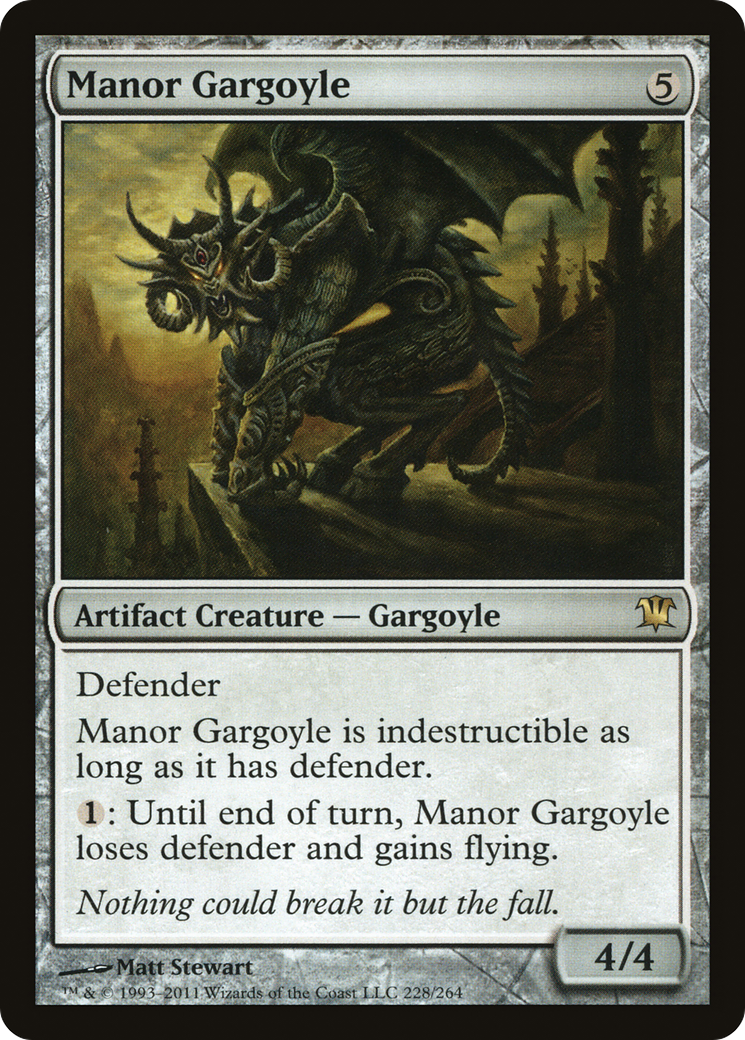 Manor Gargoyle (ISD-228)  Foil