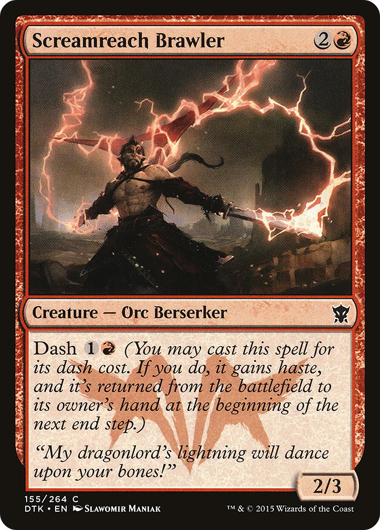 Screamreach Brawler (DTK-155)  Foil