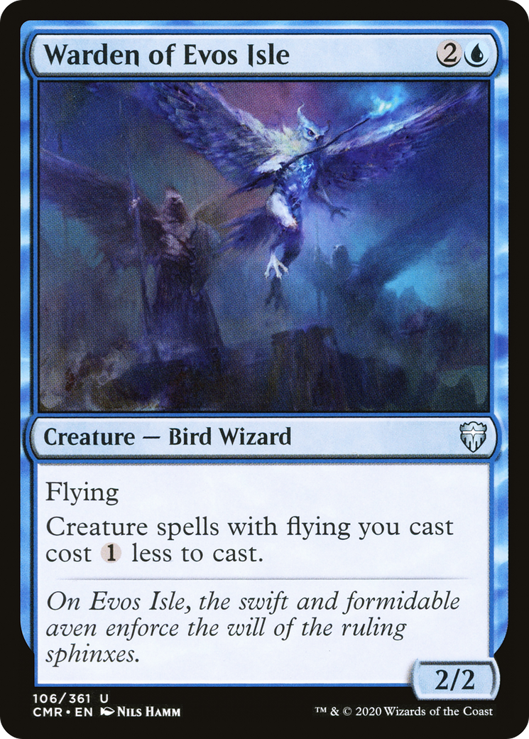 Warden of Evos Isle (CMR-106)  Foil