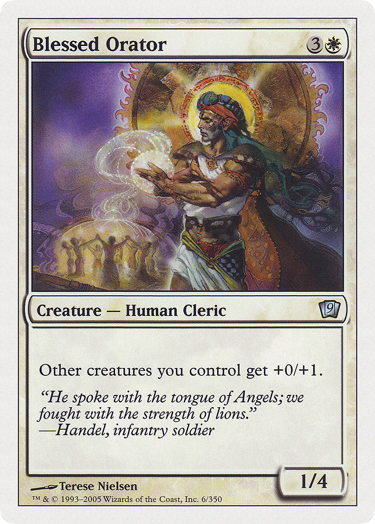 Blessed Orator (9ED-006)  Foil