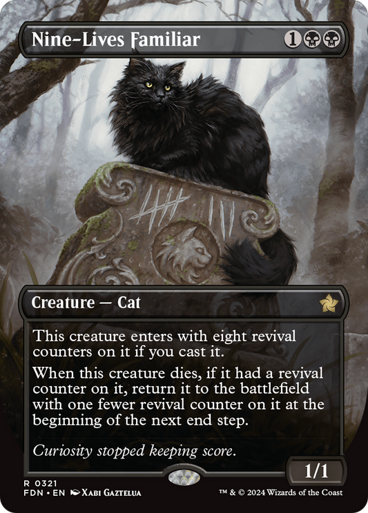 Nine-Lives Familiar (Borderless) (FDN-321) - Foundations (Borderless)