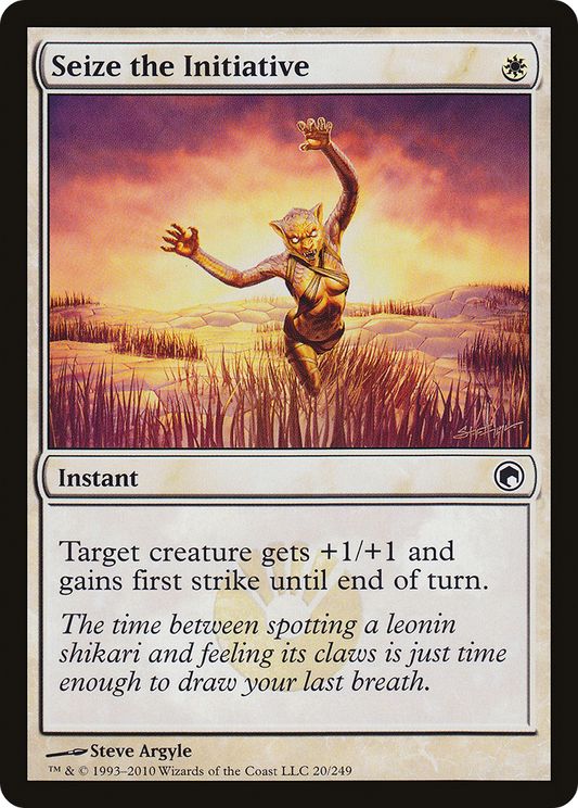 Seize the Initiative (SOM-020)  Foil