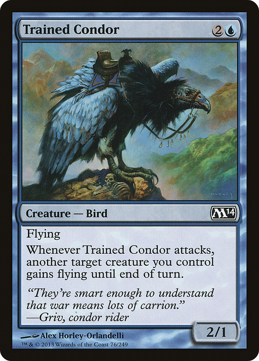 Trained Condor (M14-076)  Foil
