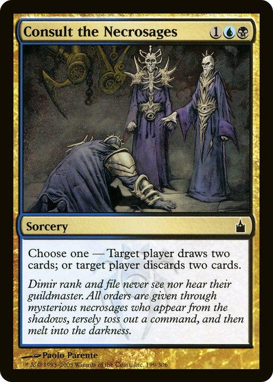 Consult the Necrosages (RAV-199)