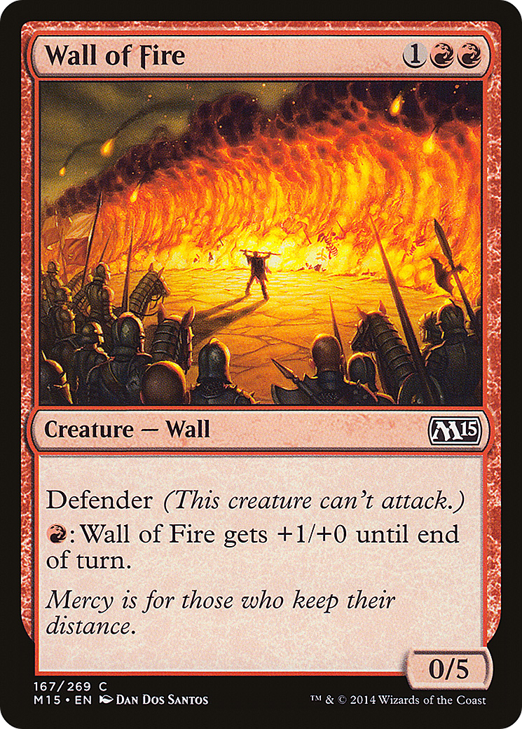 Wall of Fire (M15-167)  Foil