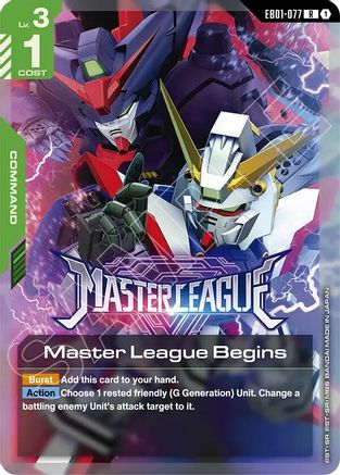 Master League Begins (EB01-077) - Rare