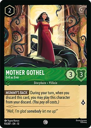 Mother Gothel (Evil as Ever) - 93/204 - Common (Foil)