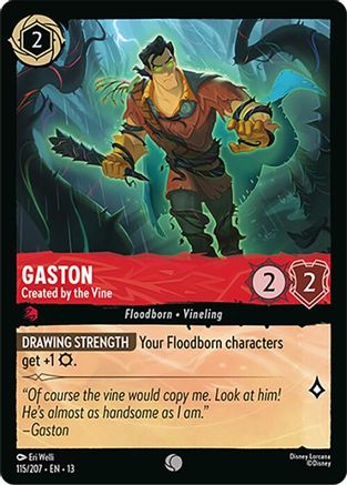 Gaston (Created by the Vine) - 115/204 - Common