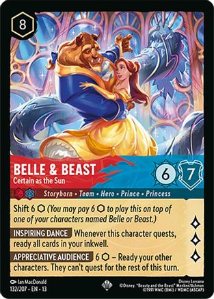 Belle & Beast (Certain as the Sun) - 132/204 - Super Rare