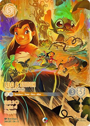 Lilo & Stitch (Fun-Loving Friends) - 244/204 - Iconic