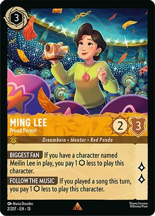 Ming Lee (Proud Parent) - 2/204 - Rare (Foil)