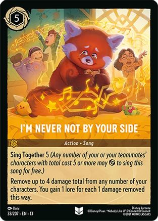 I'm Never Not by Your Side - 33/204 - Uncommon (Foil)