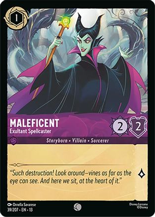 Maleficent (Exultant Spellcaster) - 39/204 - Common (Foil)