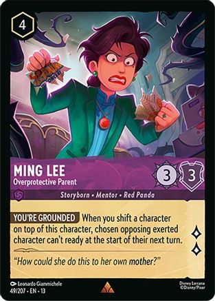 Ming Lee (Overprotective Parent) - 49/204 - Rare (Foil)