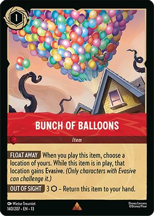 Bunch of Balloons - 140/204 - Rare (Foil)
