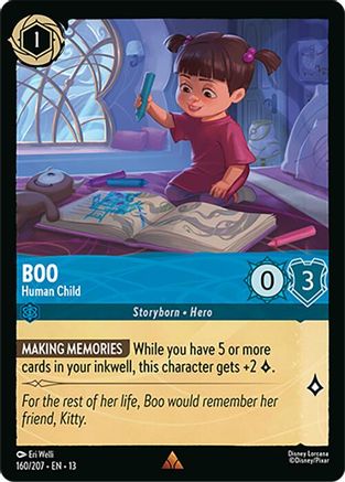 Boo (Human Child) - 160/204 - Rare (Foil)