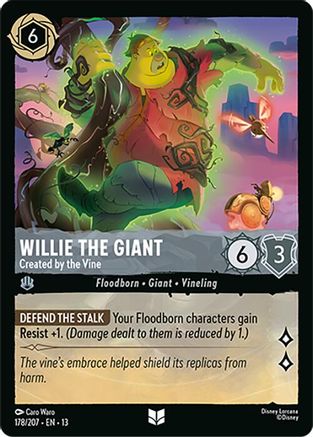 Willie the Giant (Created by the Vine) - 178/204 - Uncommon (Foil)