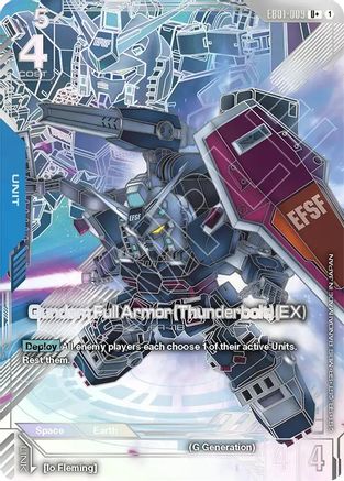 Gundam Full Armor (Thunderbolt) (EX) (U+) (EB01-009) - U+