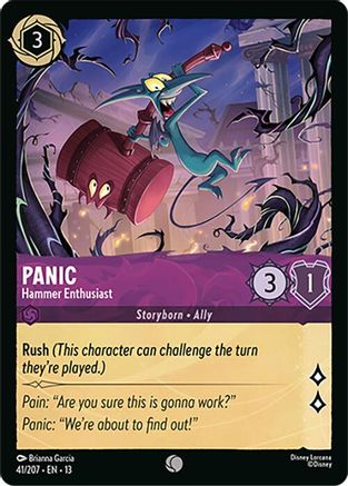 Panic (Hammer Enthusiast) - 41/204 - Common (Foil)