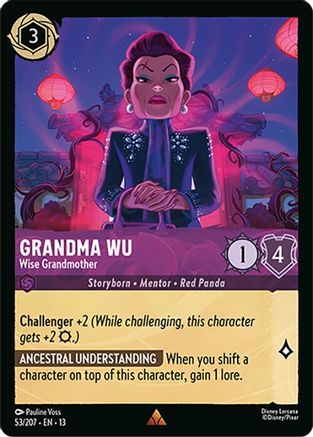 Grandma Wu (Wise Grandmother) - 53/204 - Rare (Foil)
