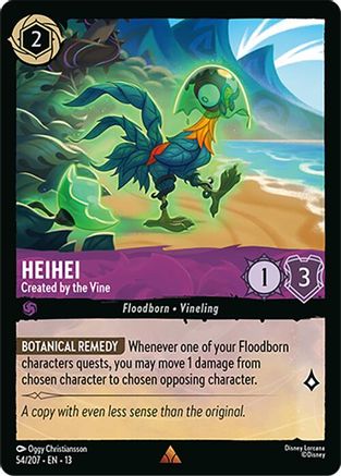 Heihei (Created by the Vine) - 54/204 - Rare (Foil)
