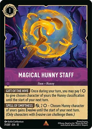 Magical Hunny Staff - 71/204 - Rare (Foil)