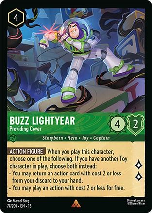 Buzz Lightyear (Providing Cover) - 77/204 - Rare (Foil)
