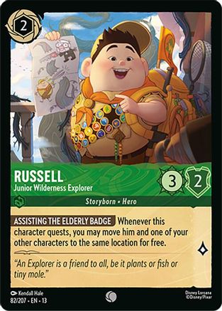 Russell (Junior Wilderness Explorer) - 82/204 - Common (Foil)