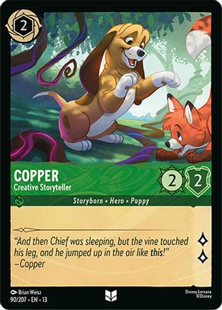 Copper (Creative Storyteller) - 90/204 - Uncommon (Foil)