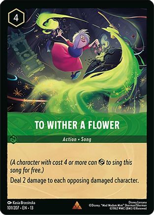 To Wither a Flower - 101/204 - Rare