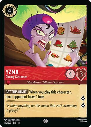 Yzma (Choosy Customer) - 110/204 - Common