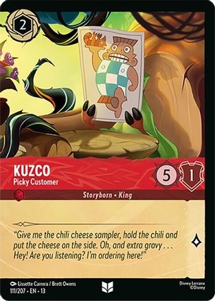Kuzco (Picky Customer) - 111/204 - Foil (Foil)