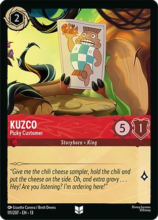 Kuzco (Picky Customer) - 111/204 - Uncommon