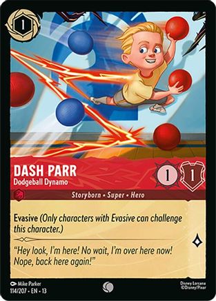 Dash Parr (Dodgeball Dynamo) - 114/204 - Common