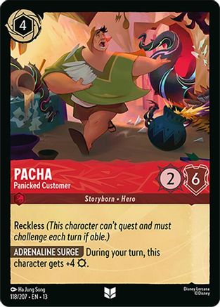 Pacha (Panicked Customer) - 118/204 - Uncommon (Foil)