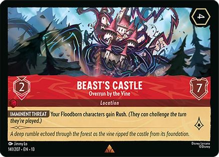 Beast's Castle (Overrun by the Vine) - 141/204 - Rare (Foil)