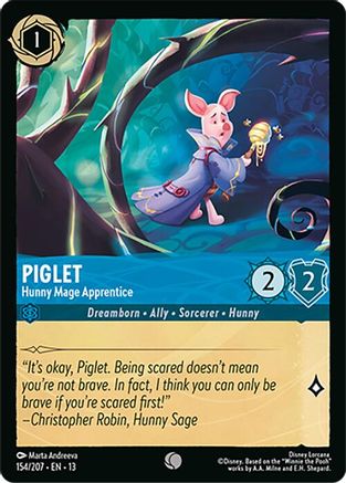 Piglet (Hunny Mage Apprentice) - 154/204 - Common