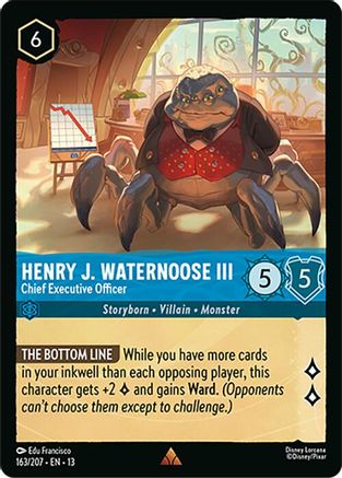 Henry J. Waternoose III (Chief Executive Officer) - 163/204 - Rare