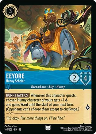 Eeyore (Hunny Scholar) - 164/204 - Uncommon (Foil)