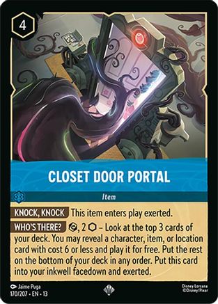 Closet Door Portal - 170/204 - Super Rare (Foil)
