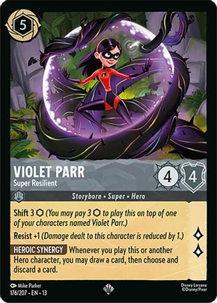 Violet Parr (Super Resilient) - 176/204 - Super Rare (Foil)