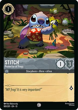 Stitch (Protector of Frogs) - 180/204 - Common (Foil)