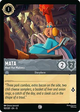 Mata (Meat Hut Waitress) - 182/204 - Common