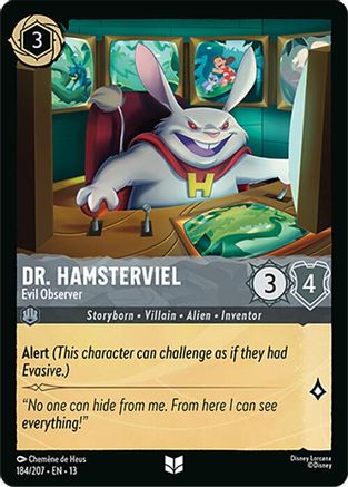 Dr. Hamsterviel (Evil Observer) - 184/204 - Uncommon