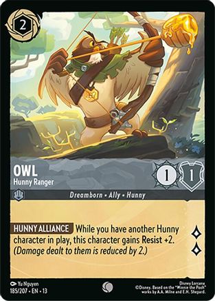Owl (Hunny Ranger) - 185/204 - Common (Foil)