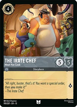 The Irate Chef (Meat Hut Cook) - 190/204 - Uncommon (Foil)