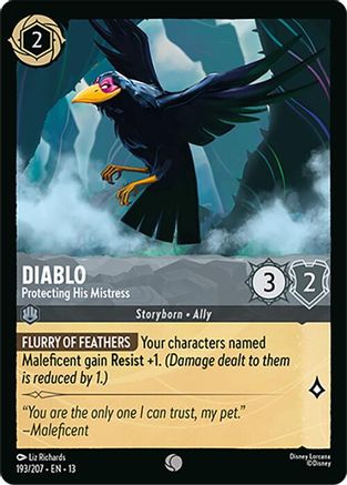 Diablo (Protecting His Mistress) - 193/204 - Common (Foil)