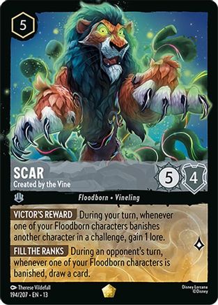 Scar (Created by the Vine) - 194/204 - Legendary (Foil)